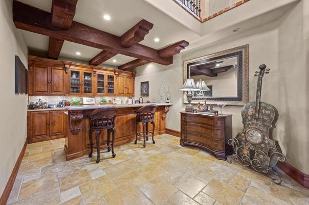 Interior, Recessed Lighting, Wooden Beams