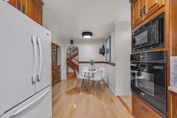 Dining room, Interior, Wood Texture Flooring