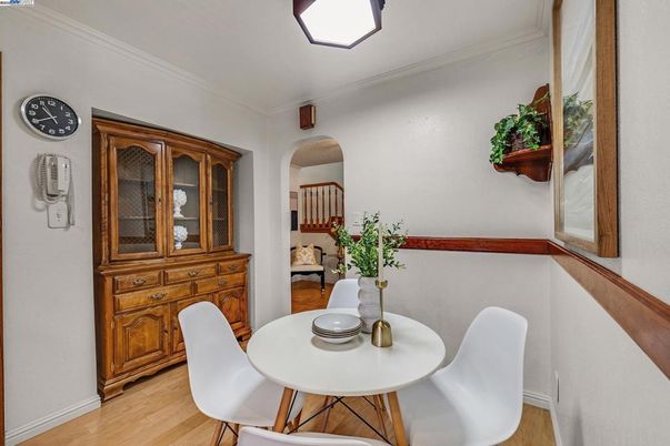 Dining room, Interior, Wood Texture Flooring