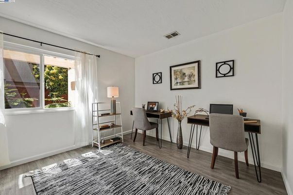 Home Office, Interior, Wood Texture Flooring