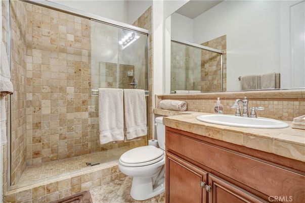 Bathroom, Glass Shower, Interior, Tile Countertops
