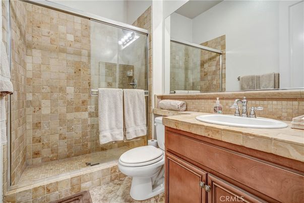 Bathroom, Glass Shower, Interior, Tile Countertops