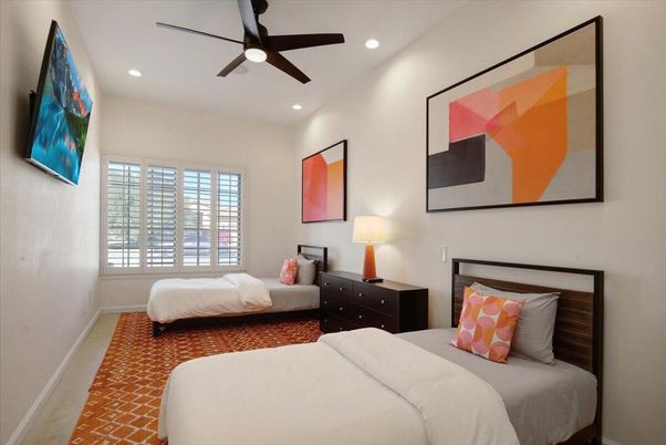 Bedroom, Interior, Recessed Lighting