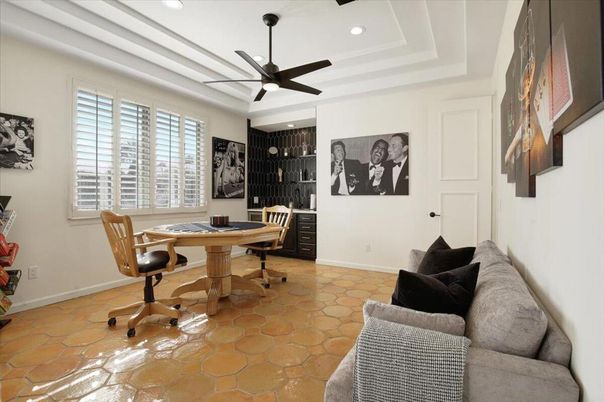 Home Office, Interior, Recessed Lighting