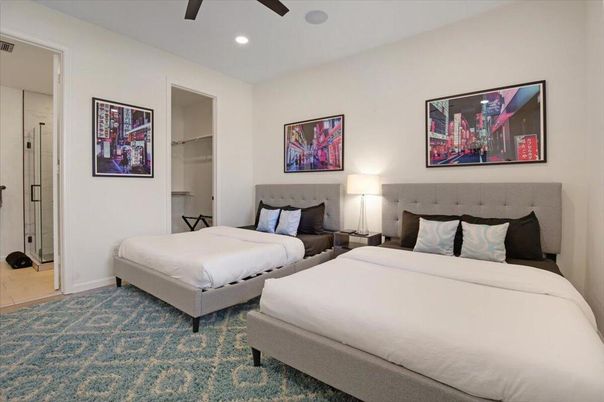 Bedroom, Interior, Recessed Lighting