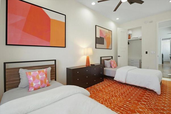 Bedroom, Interior, Recessed Lighting