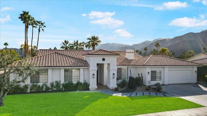 Attached, Backyard, Exterior, Facade, Spanish Mediterranean