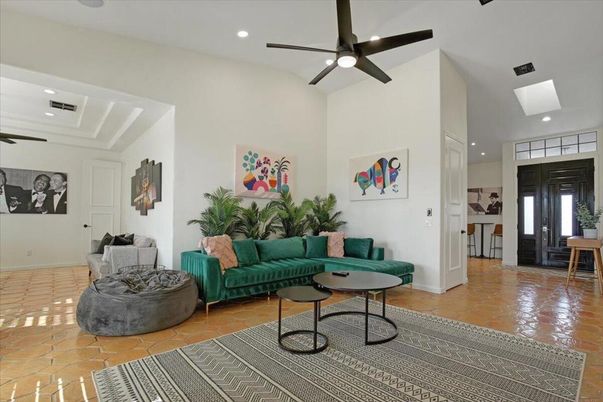Interior, Living room, Recessed Lighting
