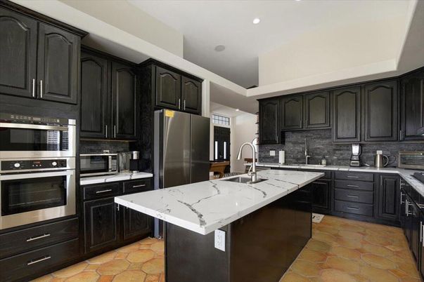 Interior, Kitchen, Recessed Lighting, Stainless Steel Appliances