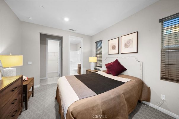 Bedroom, Interior, Recessed Lighting
