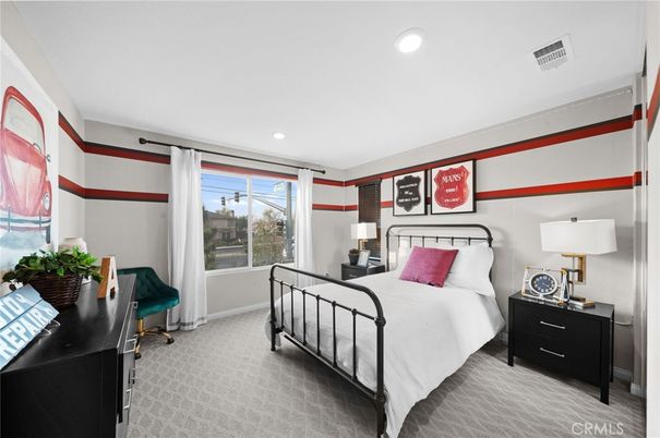 Bedroom, Interior, Recessed Lighting