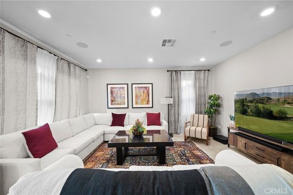 Interior, Living room, Recessed Lighting