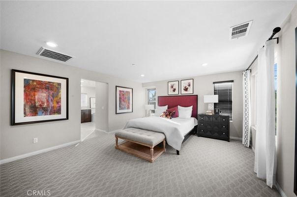 Bedroom, Interior, Recessed Lighting