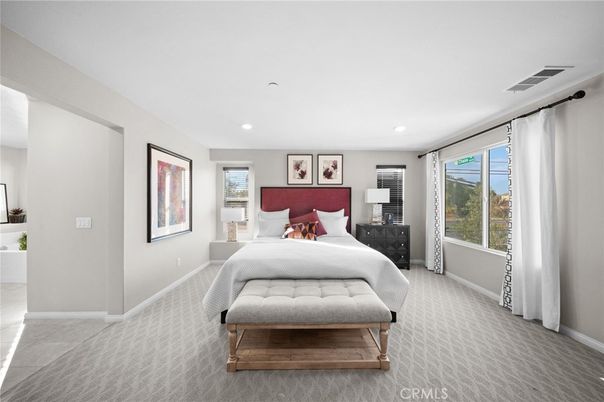 Bedroom, Interior, Recessed Lighting