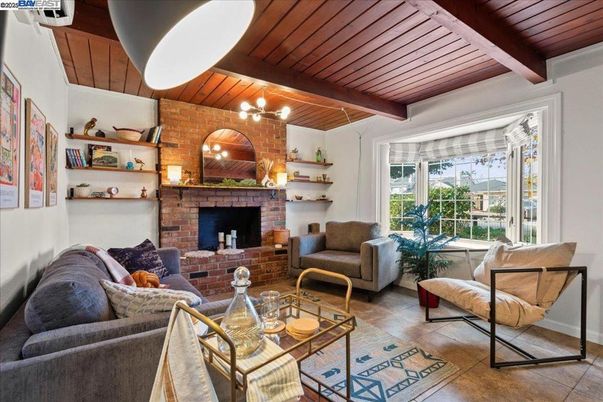 Fireplace, Interior, Living room, Stone Walls, Wooden Beams, Wooden Ceilings