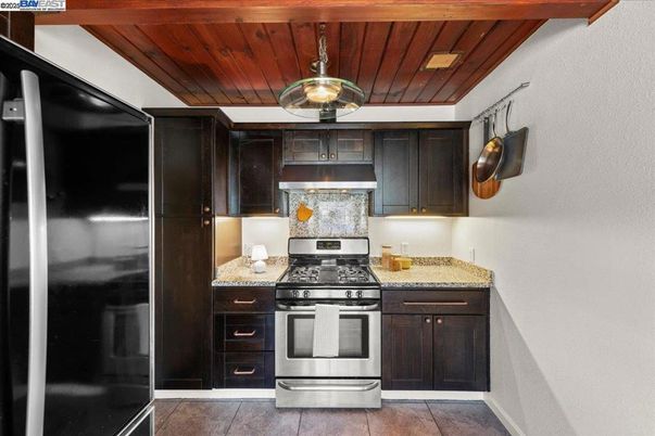 Interior, Kitchen, Stainless Steel Appliances, Wooden Ceilings
