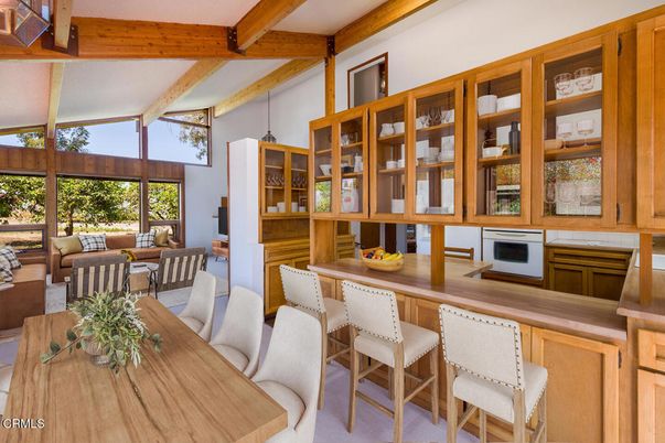 Dining room, Interior, Wooden Beams