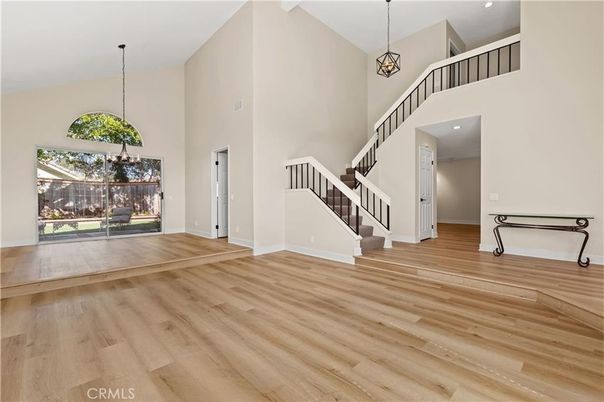 Interior, Pendant Lights, Recessed Lighting, Wood Texture Flooring