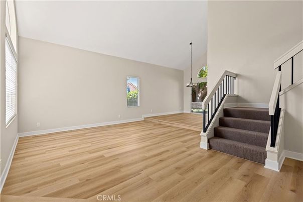Interior, Pendant Lights, Wood Texture Flooring