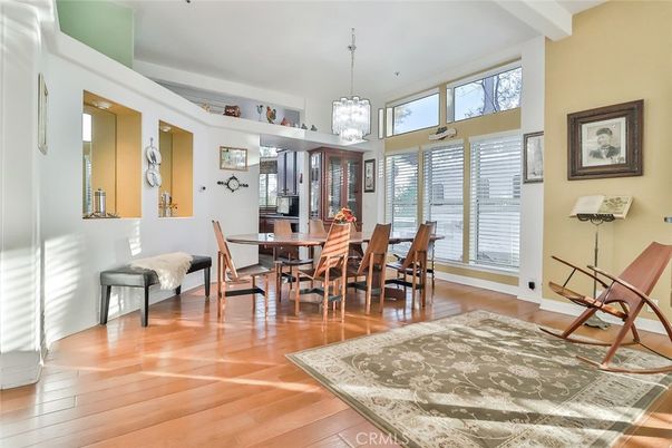 Chandelier, Dining room, Interior, Pendant Lights, Wood Texture Flooring