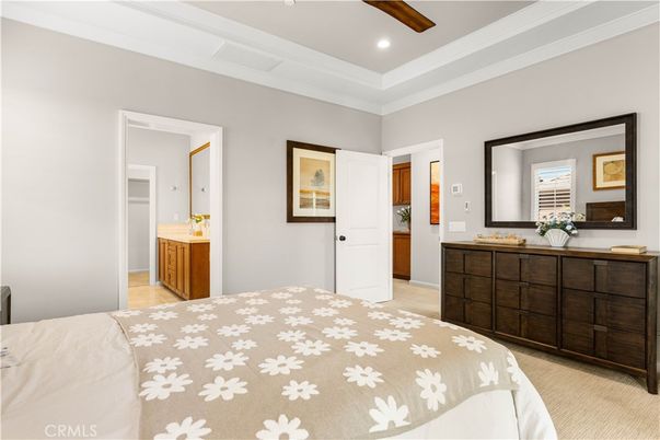Bedroom, Interior, Recessed Lighting