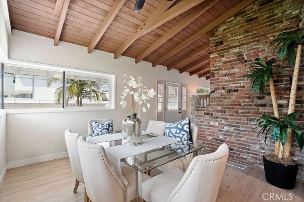 Dining room, Interior, Stone Walls, Wooden Beams, Wooden Ceilings, Wood Texture Flooring