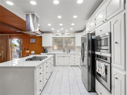 Interior, Kitchen, Recessed Lighting, Stainless Steel Appliances
