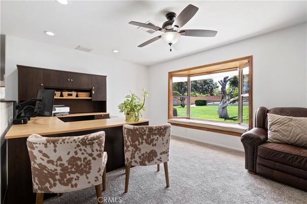 Home Office, Interior, Recessed Lighting