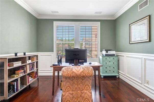 Home Office, Interior, Wood Texture Flooring