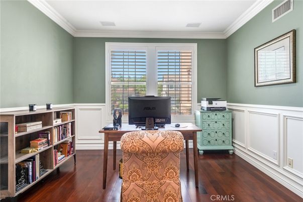 Home Office, Interior, Wood Texture Flooring