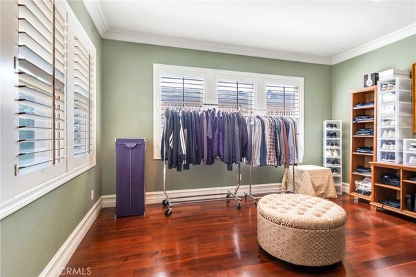 Interior, Walk-in Closets, Wood Texture Flooring