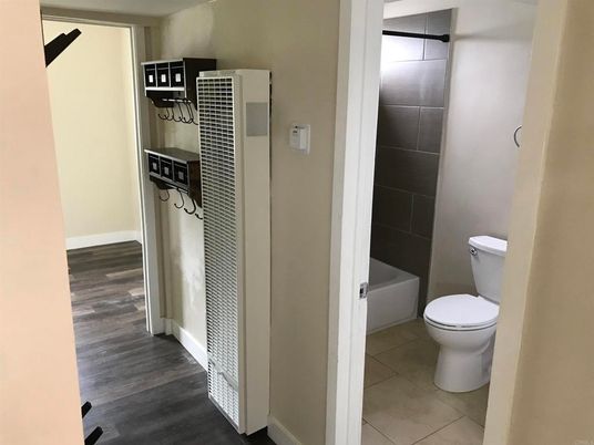 Bathroom, Interior, Wood Texture Flooring