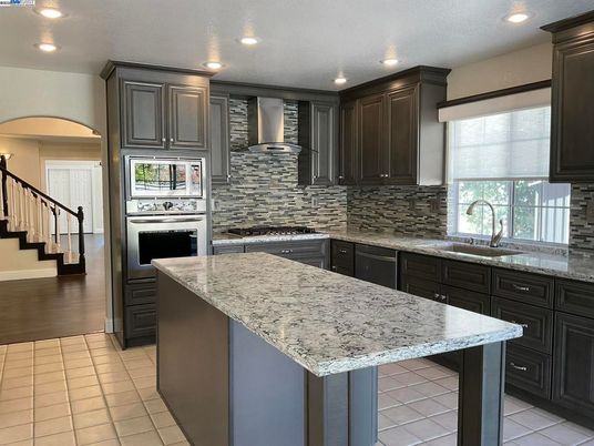 Interior, Kitchen, Recessed Lighting, Stainless Steel Appliances