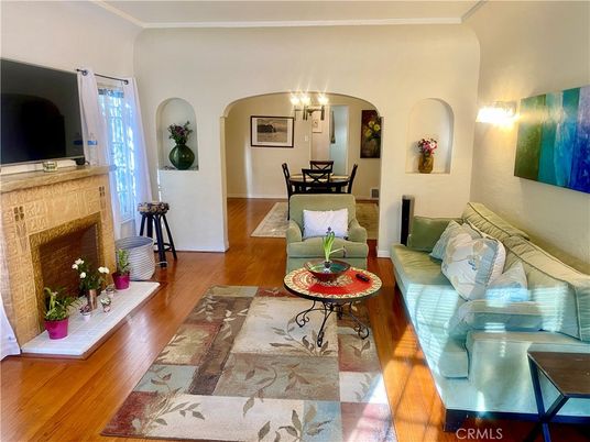Dining room, Fireplace, Interior, Living room, Wood Texture Flooring