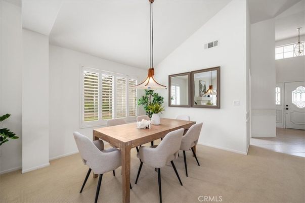Dining room, Interior, Pendant Lights