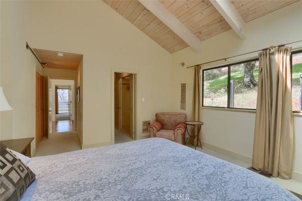 Bedroom, Interior, Wooden Beams, Wooden Ceilings