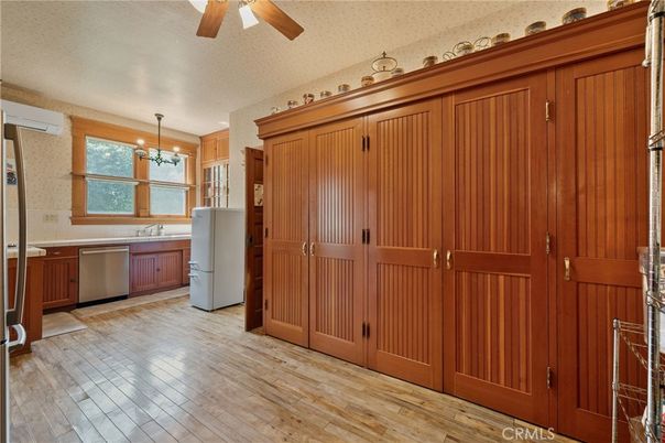 Interior, Kitchen, Wood Texture Flooring