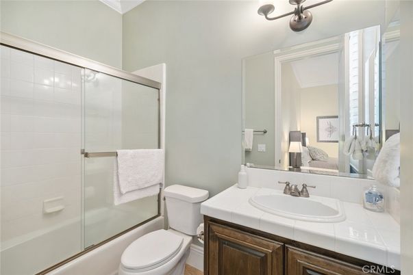 Bathroom, Glass Shower, Interior, Tile Countertops