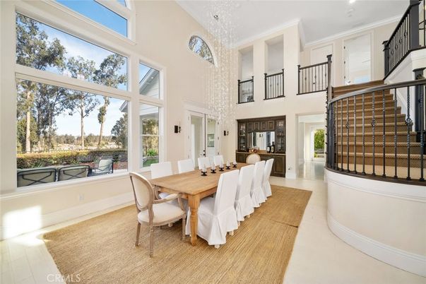 Dining room, Interior, Recessed Lighting