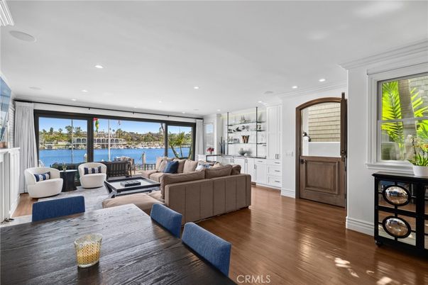 Interior, Living room, Recessed Lighting, Water, Wood Texture Flooring