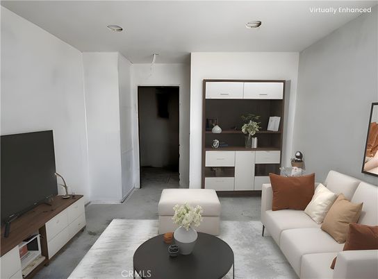 Interior, Living room, Recessed Lighting