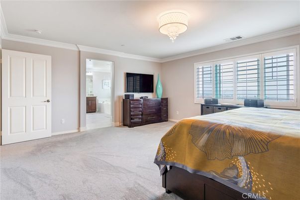 Bedroom, Chandelier, Interior