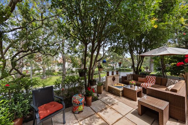 Backyard, Exterior, Fireplace