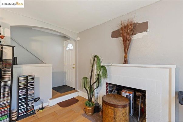 Fireplace, Interior, Wood Texture Flooring