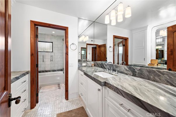 Bathroom, Dual Sink Vanities, Glass Shower, Interior