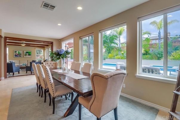 Dining room, Interior, Living room, Marble, Recessed Lighting