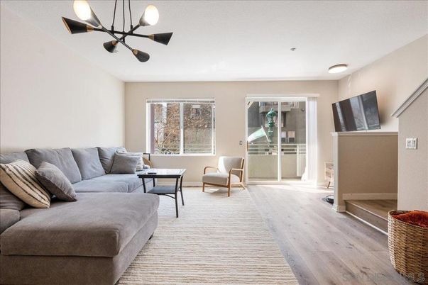 Interior, Living room, Pendant Lights, Wood Texture Flooring