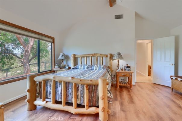 Bedroom, Interior, Wooden Beams, Wood Texture Flooring