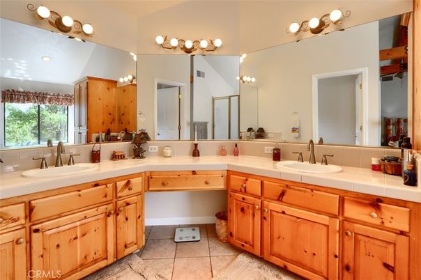Bathroom, Dual Sink Vanities, Interior, Tile Countertops
