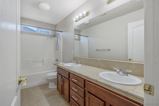 Bathroom, Dual Sink Vanities, Interior, Tile Countertops